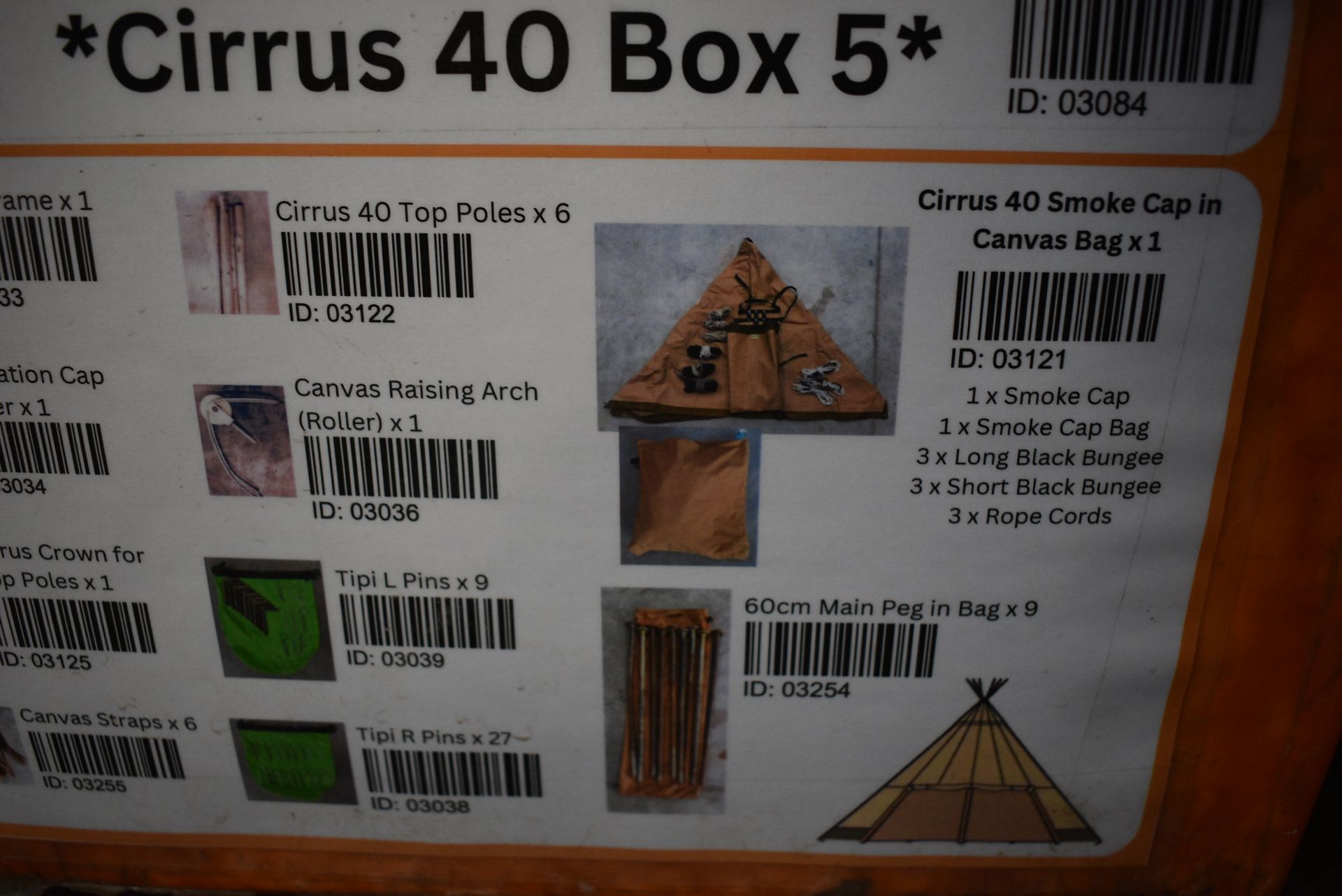 *Tentipi Cirrus 40 Tipi Tent Canvas/ Poles/ Hardware