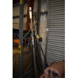 *Pair of Varytec Lighting Rig Stands with Manual Winches