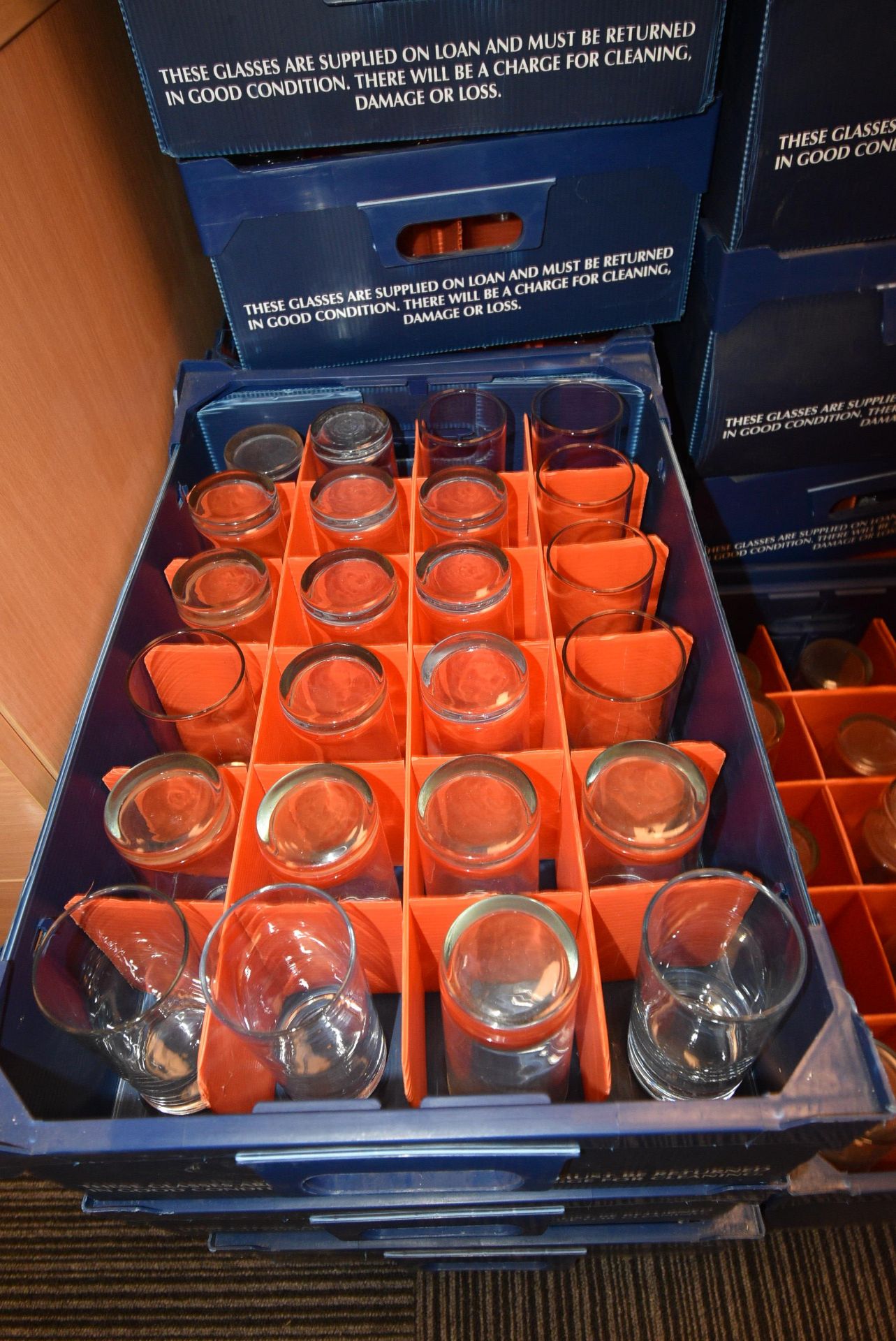 *Nine Trays Containing 24 High Ball Glasses - Image 2 of 3