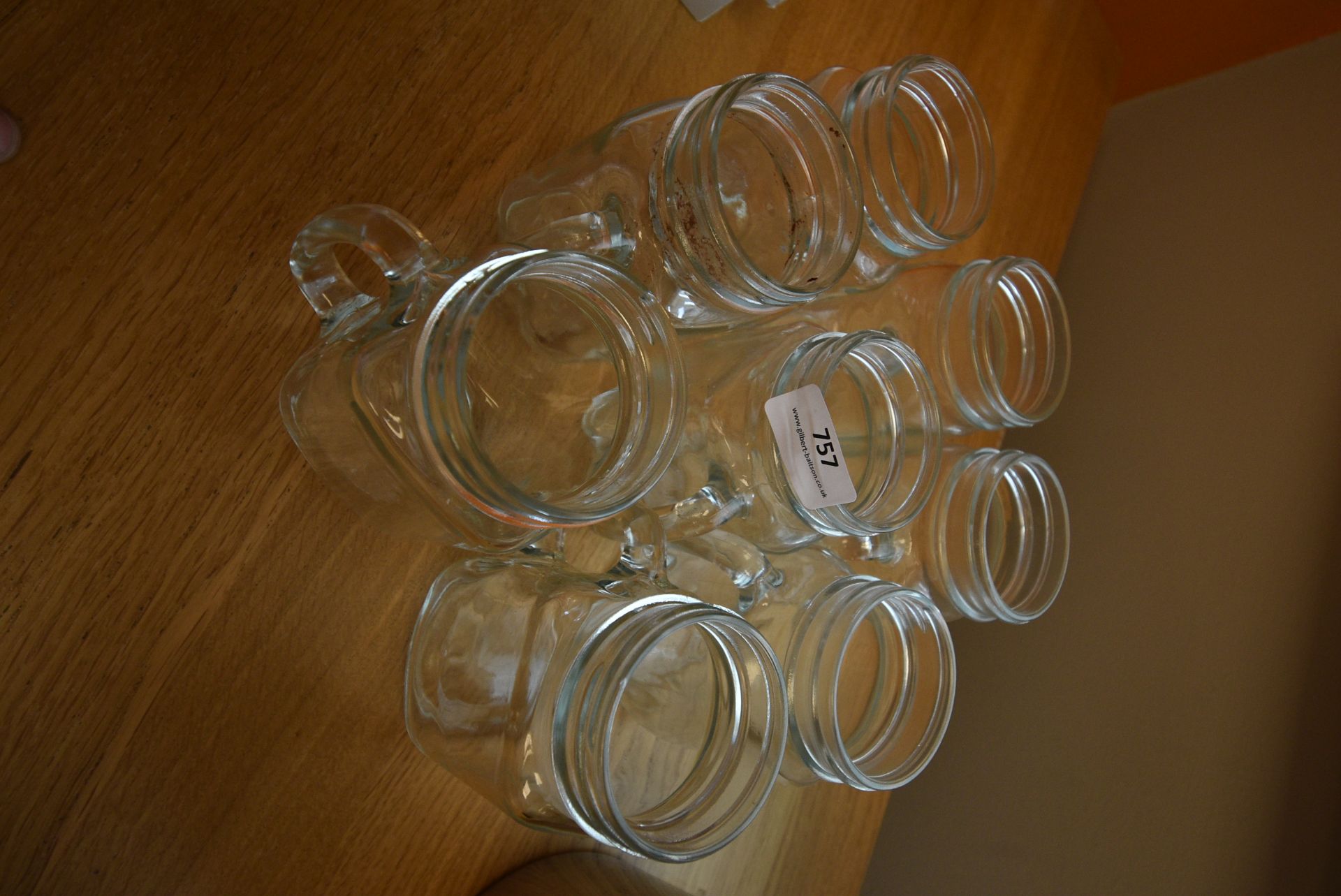 *Eight Jam Jar Drinks Glasses