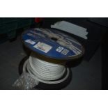 *Part Coil of Solid White 10mm Yacht Rope