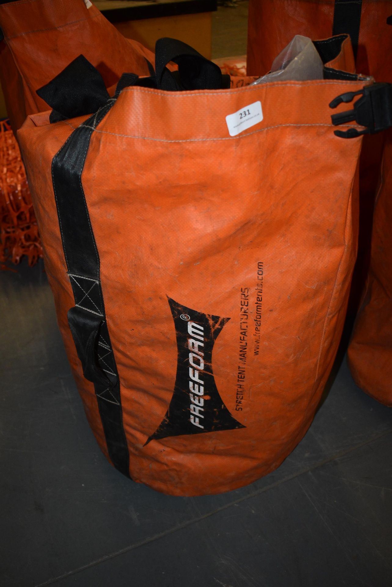 *Freeform Stretch Tent Storage Bag Containing Black Guide Rope Shrouds - Image 2 of 2