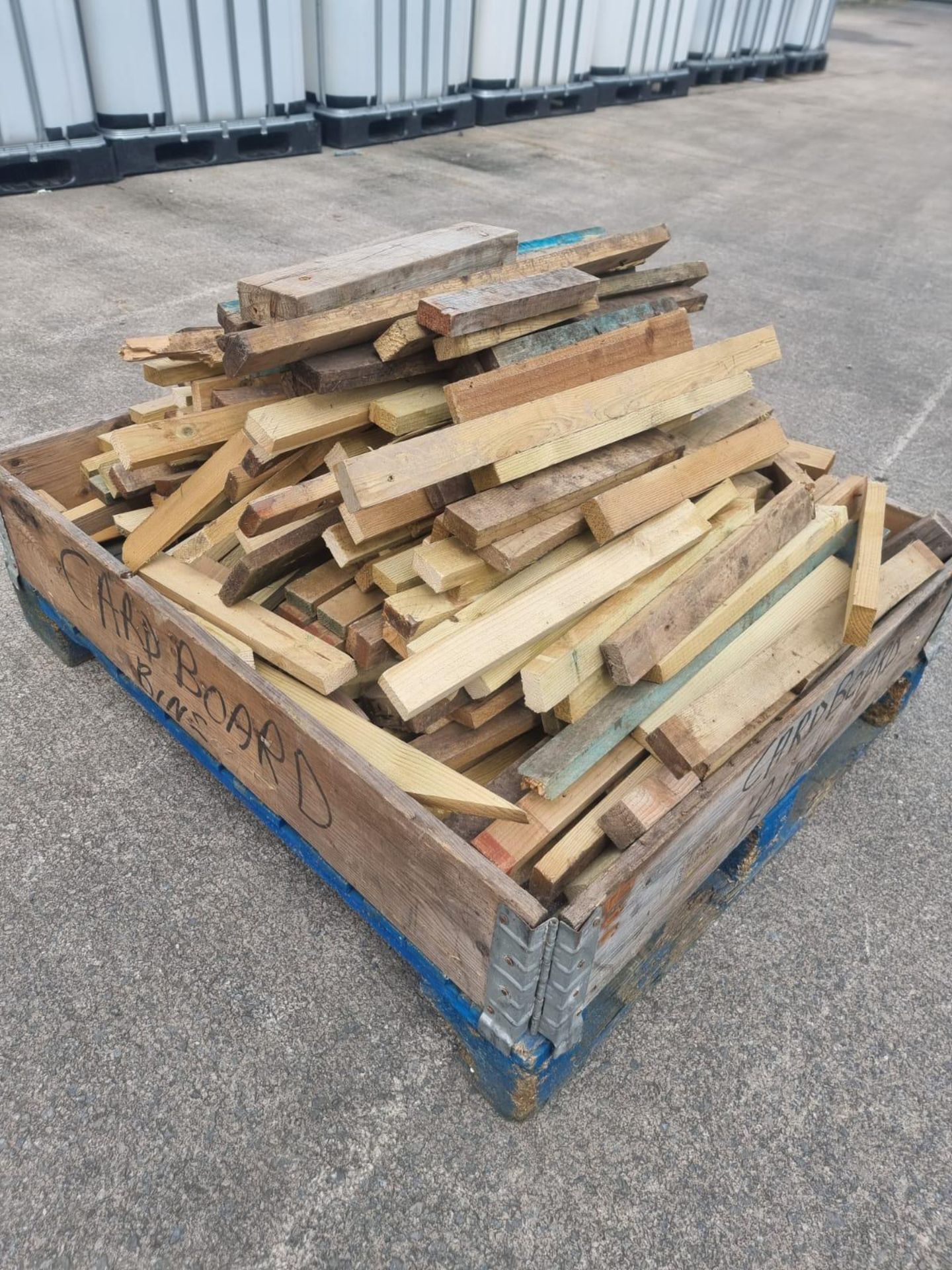 *Pallet Containing Various Wood Offcuts