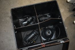 *Flight Case Containing Three PAR 30 Can and One Par 56 Short Nose Can Lights