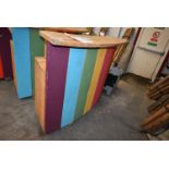 *Event Bar with Rainbow Painted Panel Front