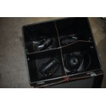 *Flight Case Containing Three PAR 30 Can and One Par 56 Short Nose Can Lights