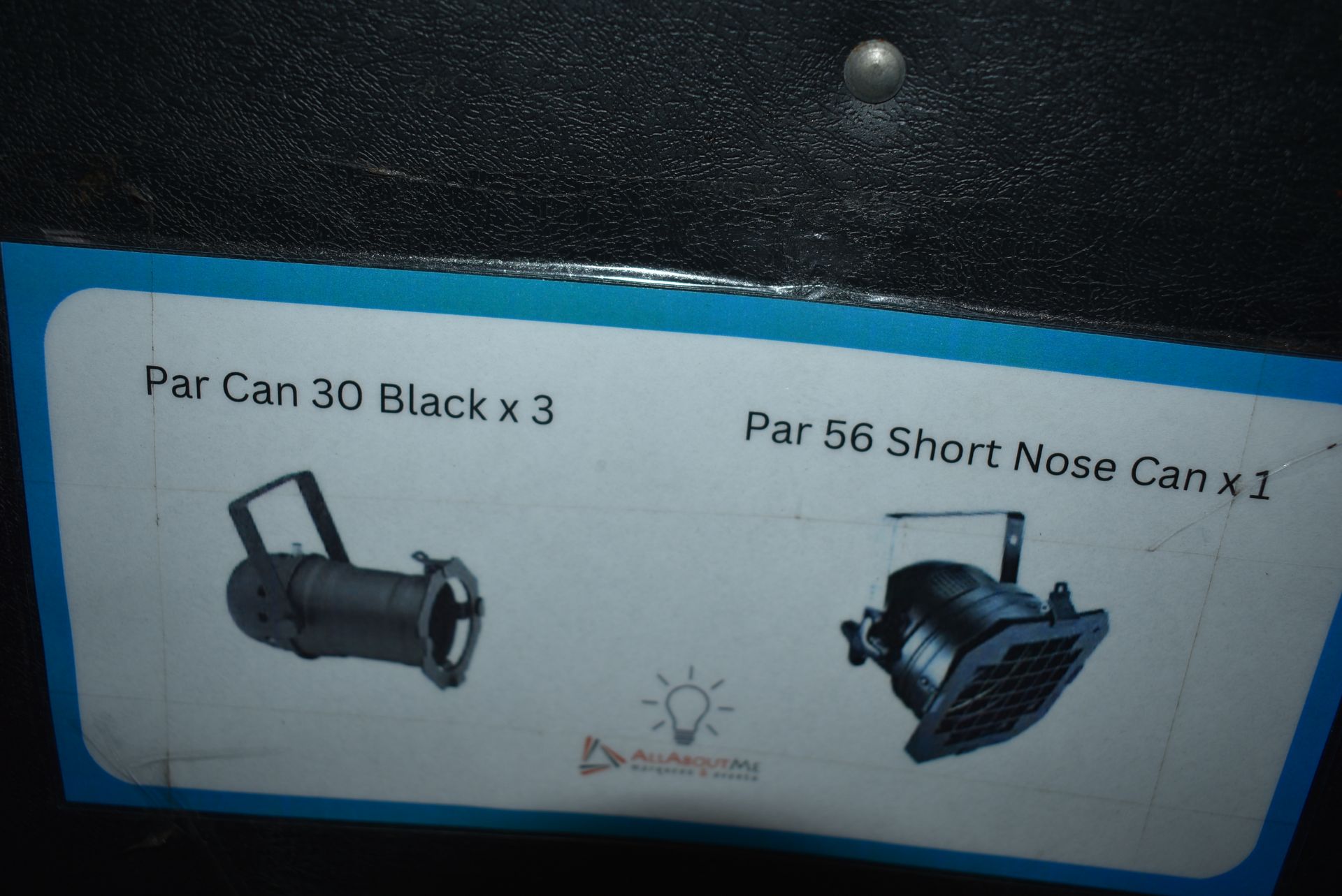 *Flight Case Containing Three PAR 30 Can and One Par 56 Short Nose Can Lights - Image 2 of 2