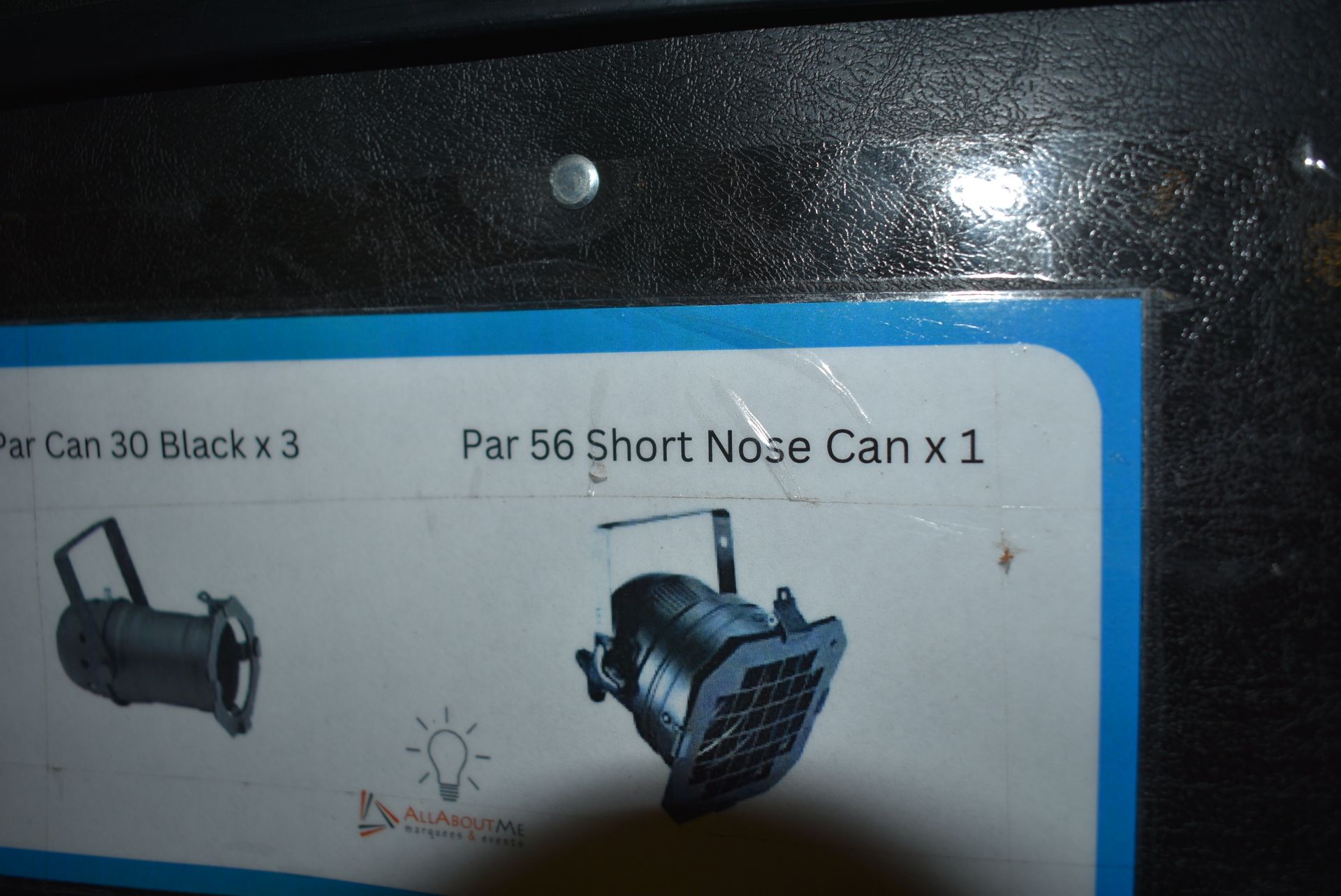 *Flight Case Containing Three PAR 30 Can and One Par 56 Short Nose Can Lights - Image 2 of 2