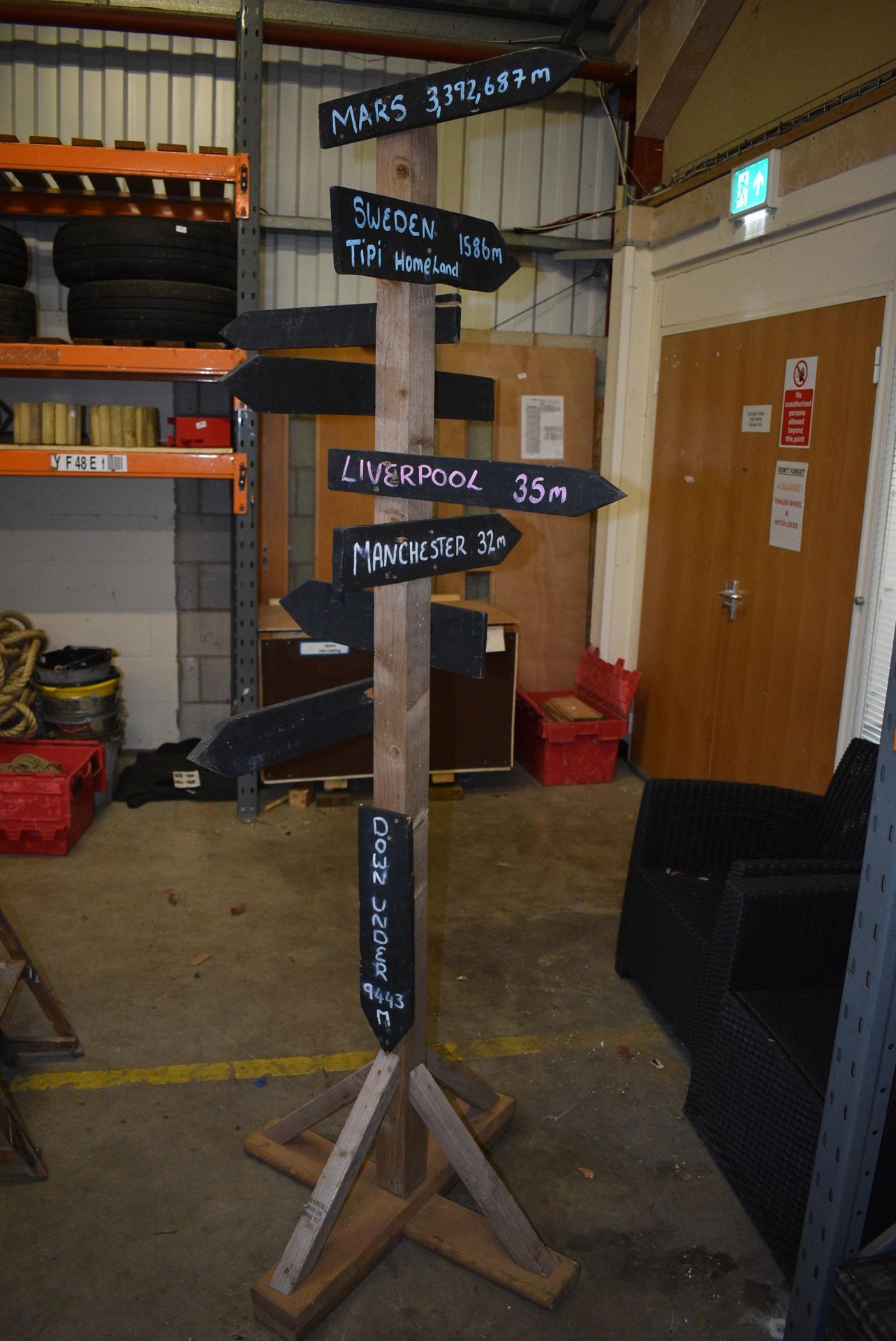 *Rustic Signpost - Image 2 of 2