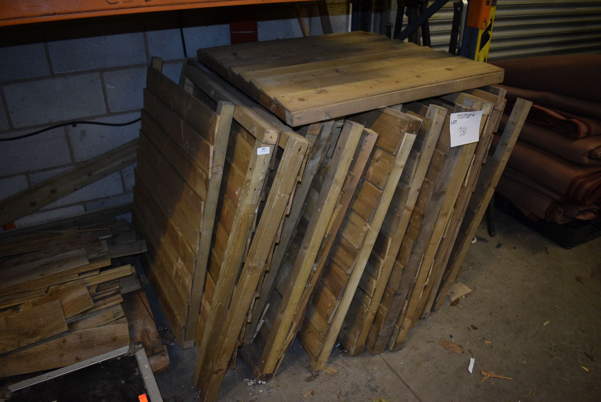 *Assorted Tanalised Ship Lat Timber Panels and Other Timber