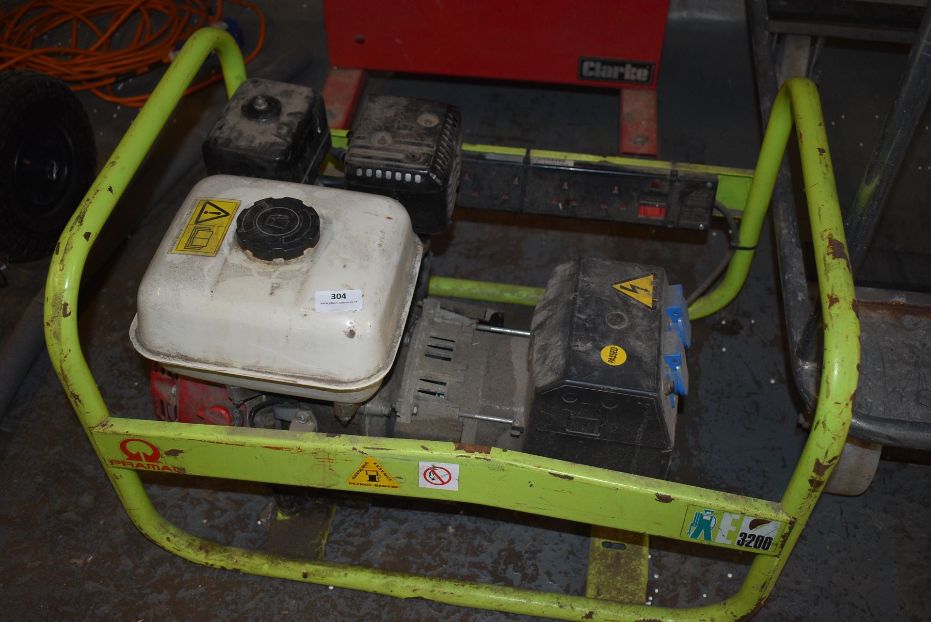 *Primac 240v Petro Driven Generator