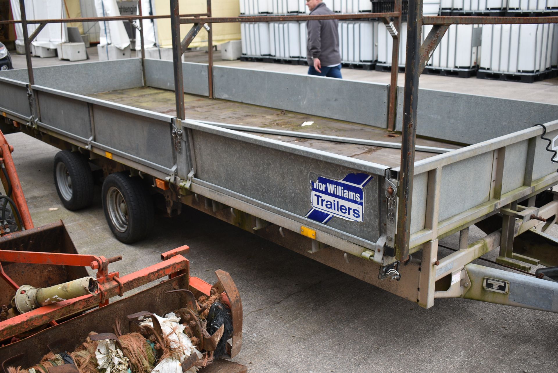 *Ifor Williams Twin Axle Drop Size Trailer with 18x6ft Body on 50mm Ball Hitch Serial No. S*42263 - Image 3 of 6