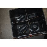 *Flight Case Containing Three PAR 30 Can and One Par 56 Short Nose Can Lights