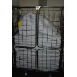 *Four Wheel Commercial Laundry Trolley Containing Double Quilts