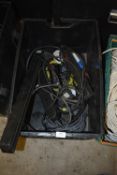 *Plastic Container Containing Extension Leads, Junction Boxes, Earthing Cable, etc.