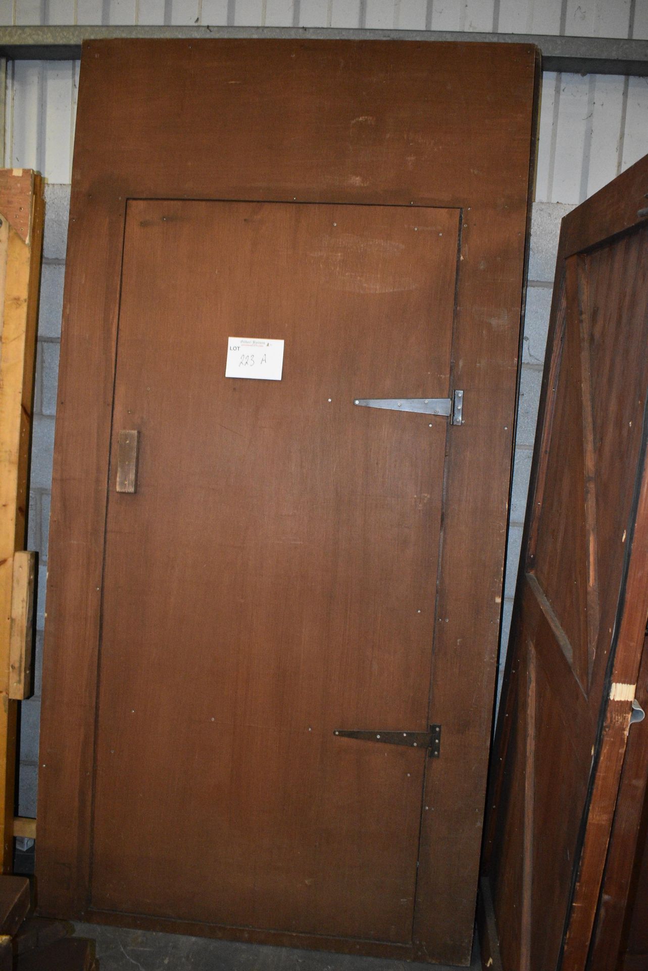 *Pair of Plywood Clad Doors with Surrounds 8ft high x 4ft wide each