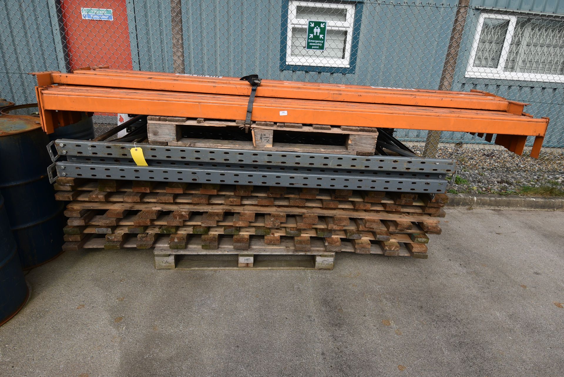 *Three Bays of Dexion Speed Lock Racking 270x90cm x 210cm high Comprising of Four Uprights and