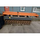 *Three Bays of Dexion Speed Lock Racking 270x90cm x 210cm high Comprising of Four Uprights and