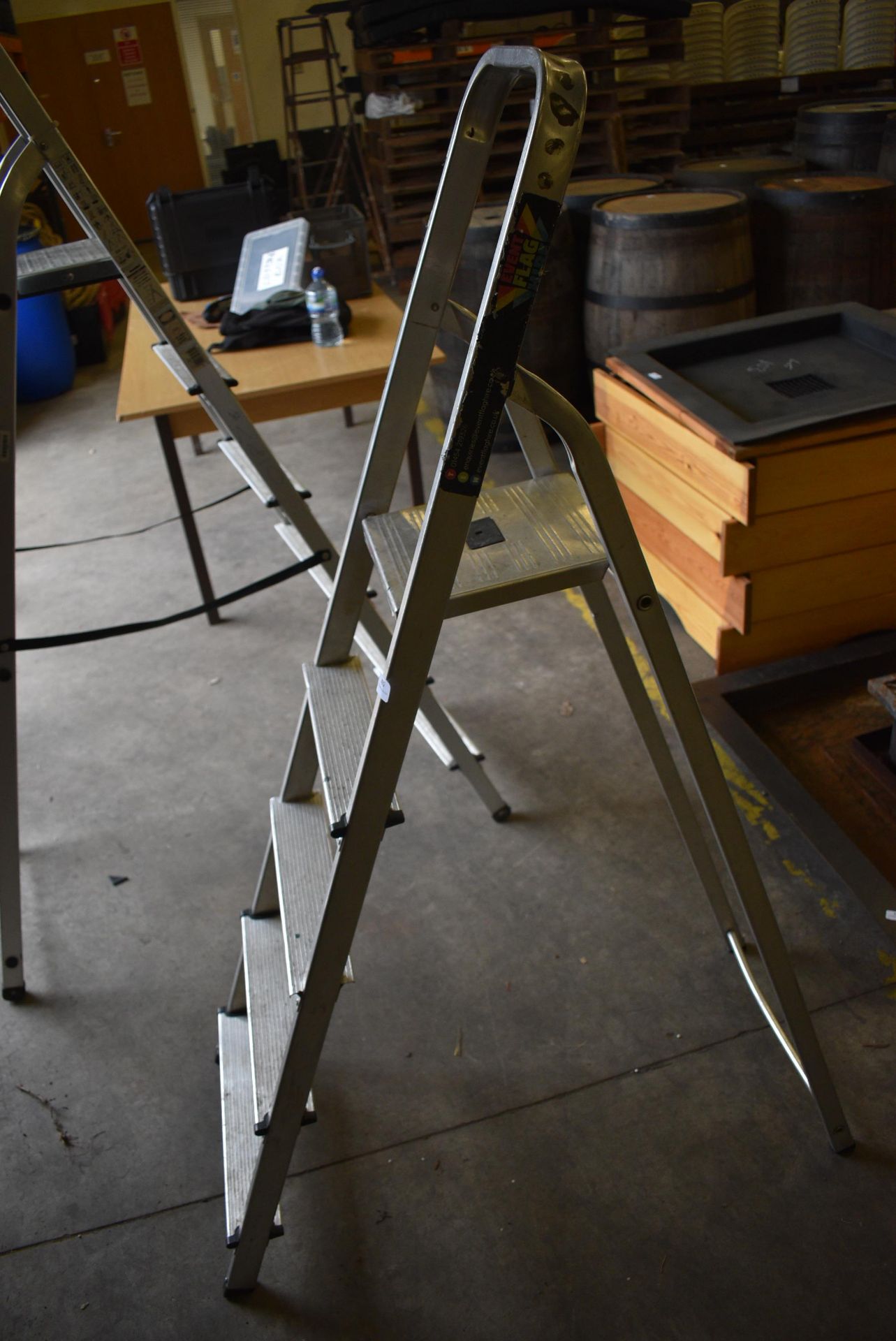 *Aluminium Four Tread Platform Steps