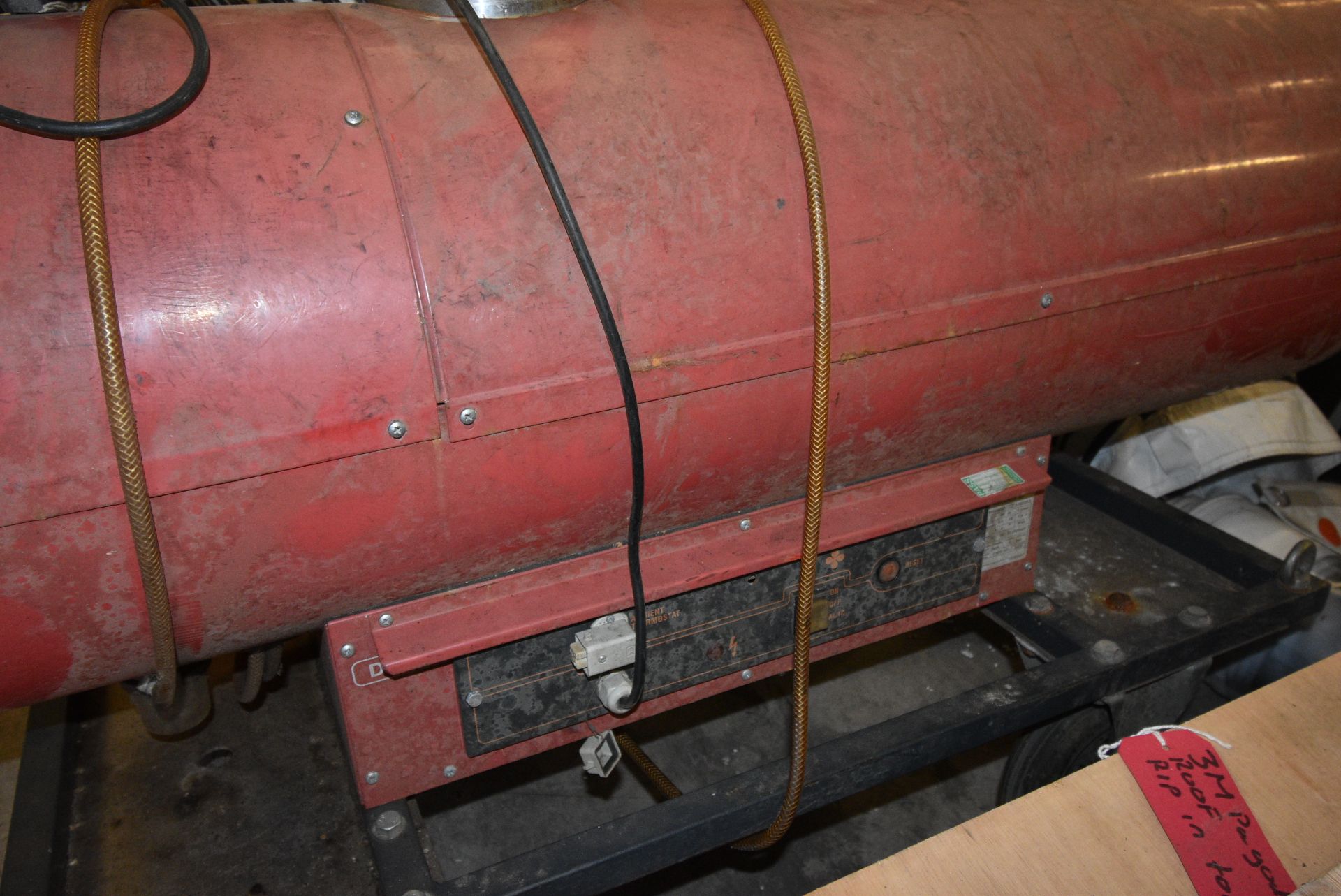 *Antares 50 Diesel Electric Space Heater (no internal tank) with Green Ducting - Image 3 of 5