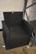 *Black Rattan Chair