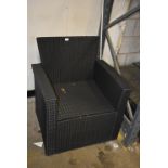 *Black Rattan Chair