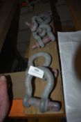 *Five Galvanised Bow Shackles