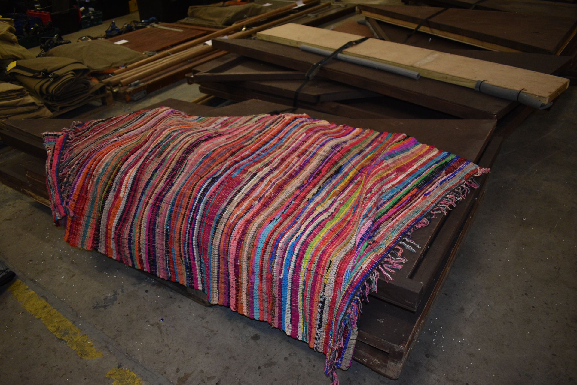 *Three 1200x1800 Natural Fibre Multicoloured Rugs - Image 2 of 2