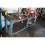 Workbench 268x88cm x 92cm tall with Samsonia 6” Vice (contents not included)