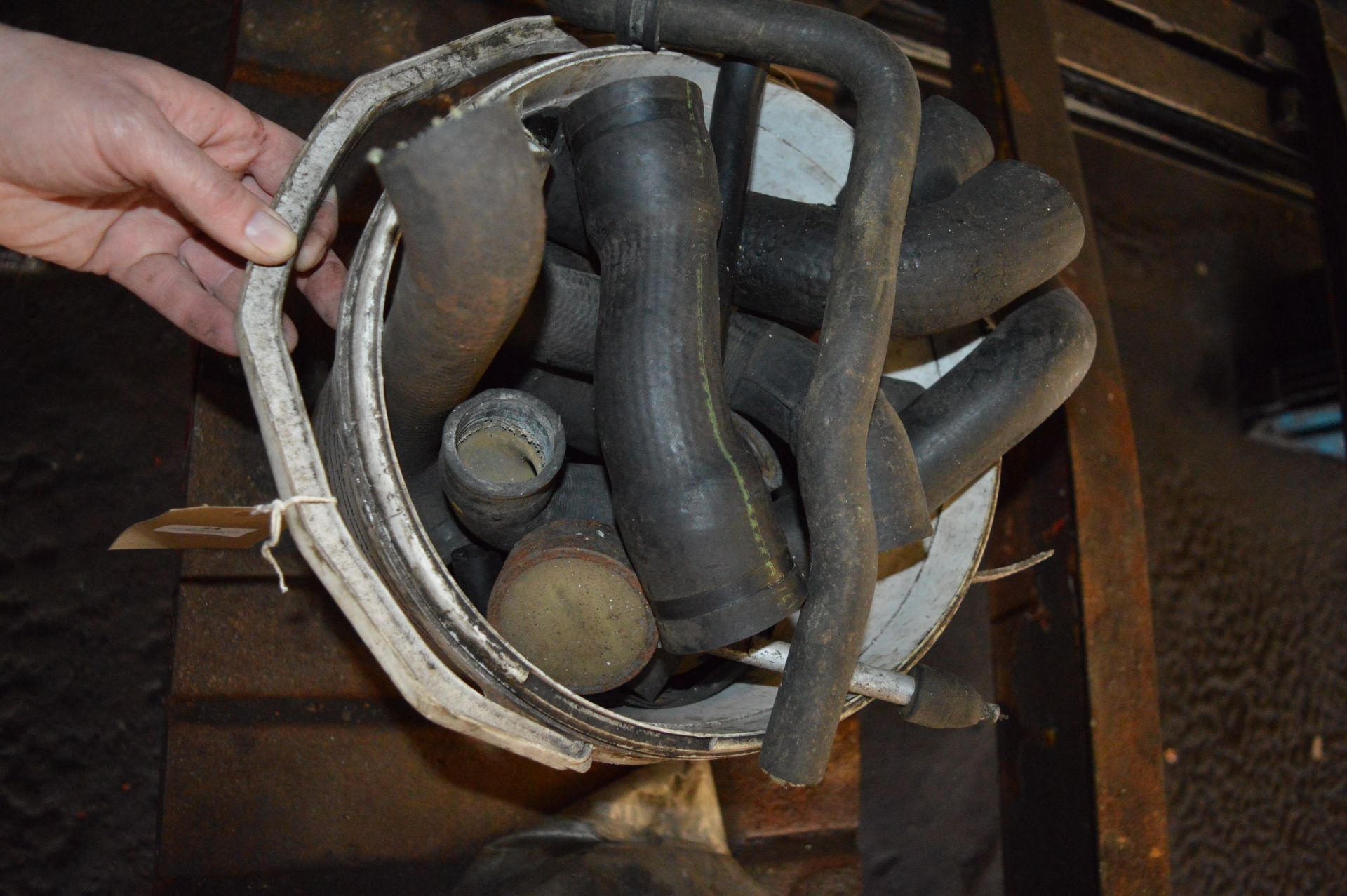 Bucket of Water Hoses for Older Vehicles