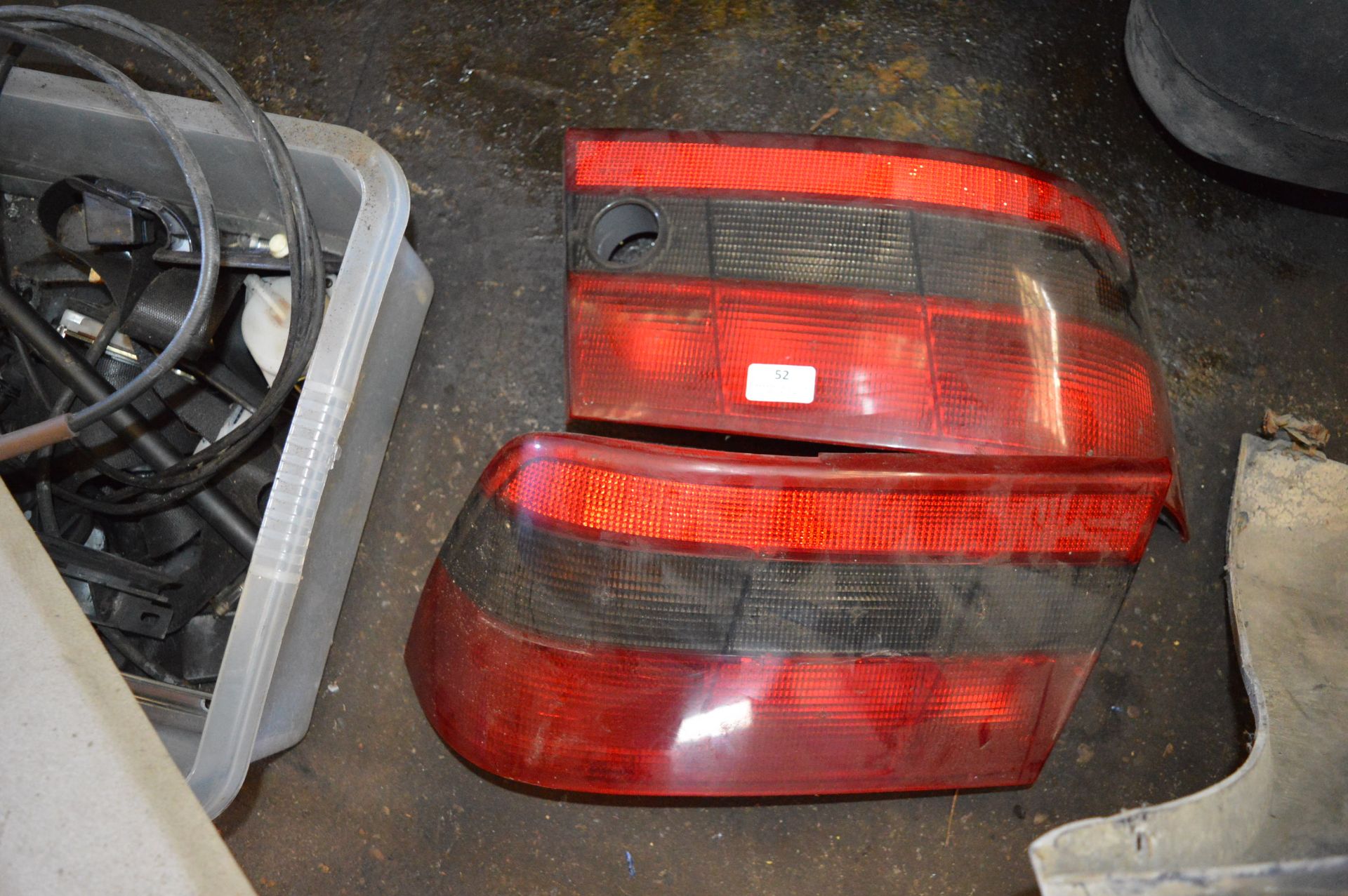 Pair of Vauxhall Calibra Rear Lights (nearside has a small crack)