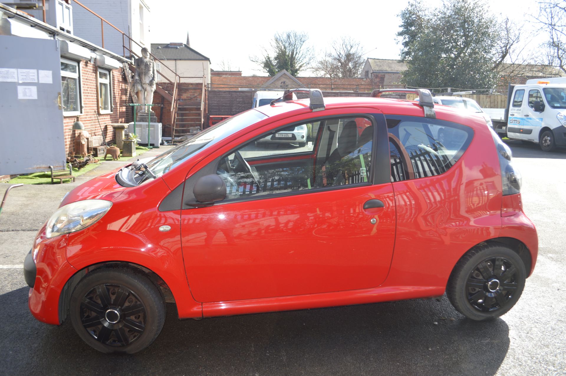 Citroen C1 (red), Reg: YH57 KWF, Mileage 131571 Miles - Image 4 of 12