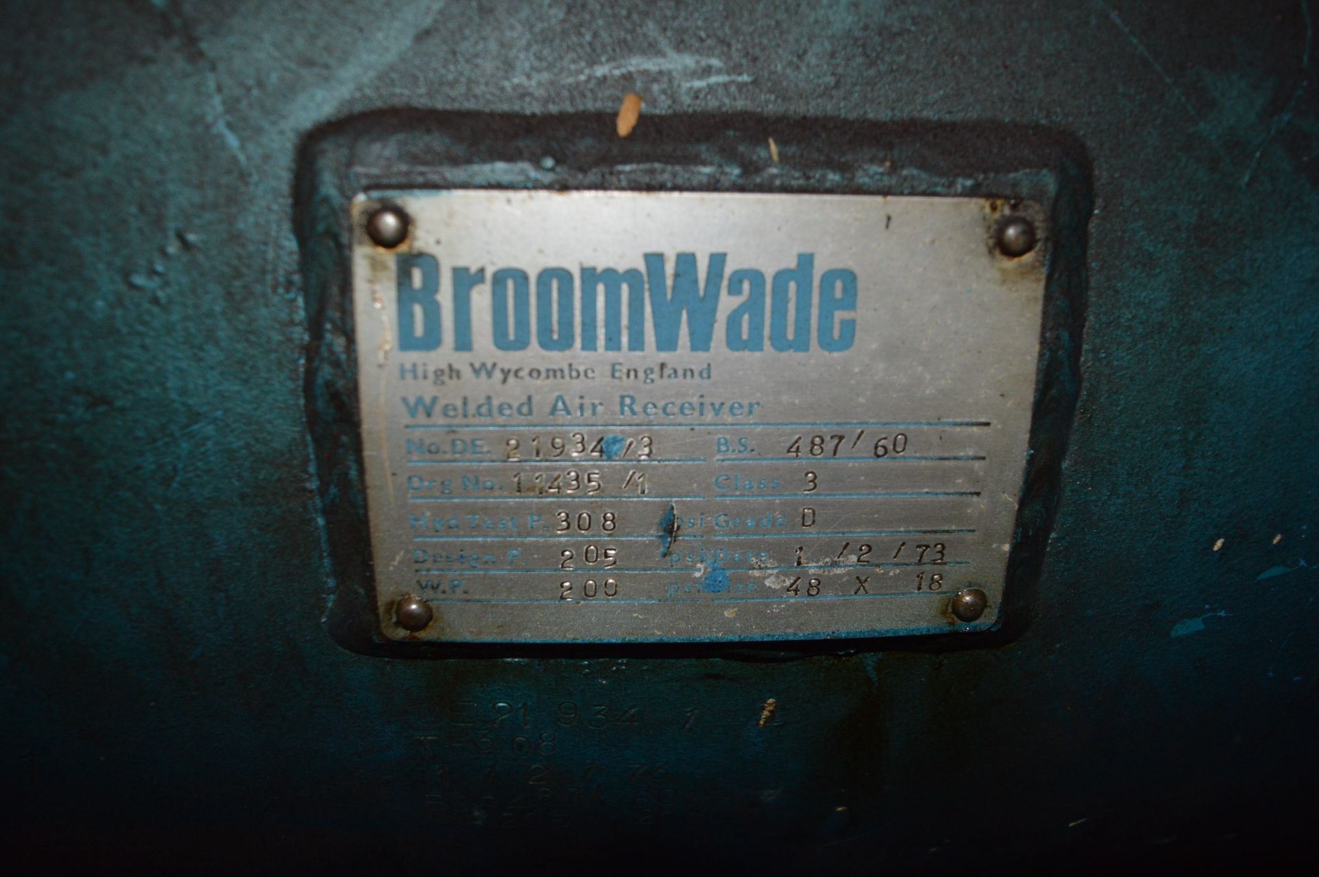 Broomwade Air Compressor with Manual - Image 2 of 2