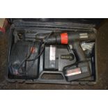 Atlas Copco Cordless Drill with Two Batteries, Charger, and Case