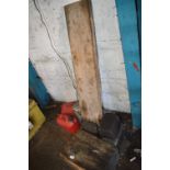 Assortment of Wooden Block, plus Two Plastic Fuel Cans