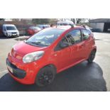 Citroen C1 (red), Reg: YH57 KWF, Mileage 131571 Miles