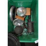 Box of Early Lights, Horn, Starter Motor, etc. for Older Vehicles