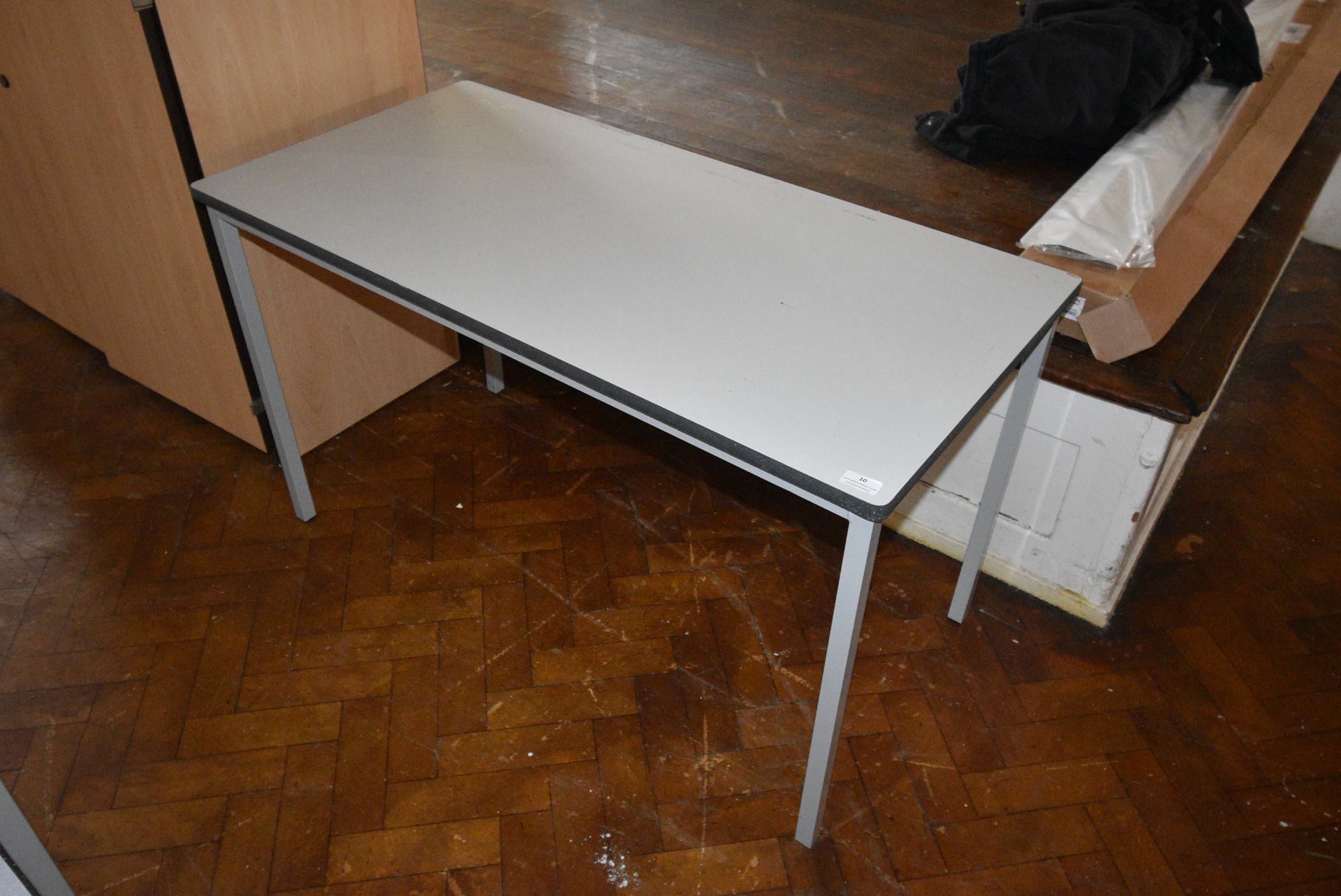 *Rectangular Table in Two Tone Grey 110x55cm x 55cm high