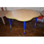 *Scalloped Edge Table 120cm diameter x 52cm high