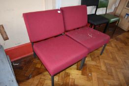 *Pair of Fuchsia Reception Chairs