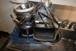 Assorted Stainless Steel Cookware, Bowls, etc.