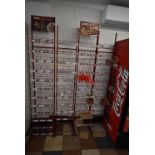 Four Prymat Dried Goods Display Racks