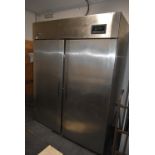 Foster Stainless Steel Two Door Refrigerator Model: GRL2H, Single Phase