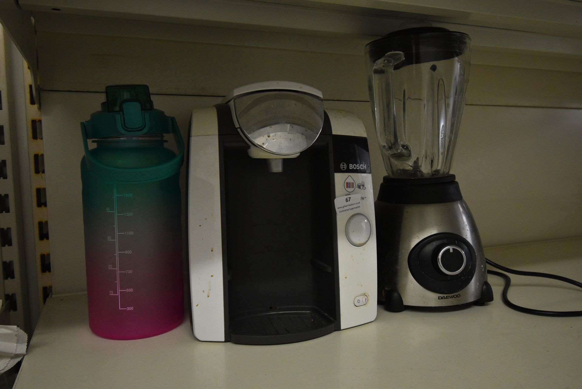 Bosch Coffee Maker and a Daewoo Liquidiser