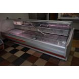 Cebea by Bochnia Server Over Refrigerated Display Counter with Four Refrigerated Storage Lockers