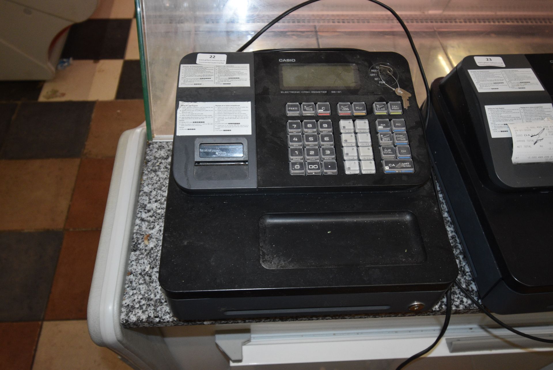 Casio Electronic Cash Register Model SE-G1