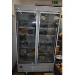 Model G7 Double Door Upright Display Freezer