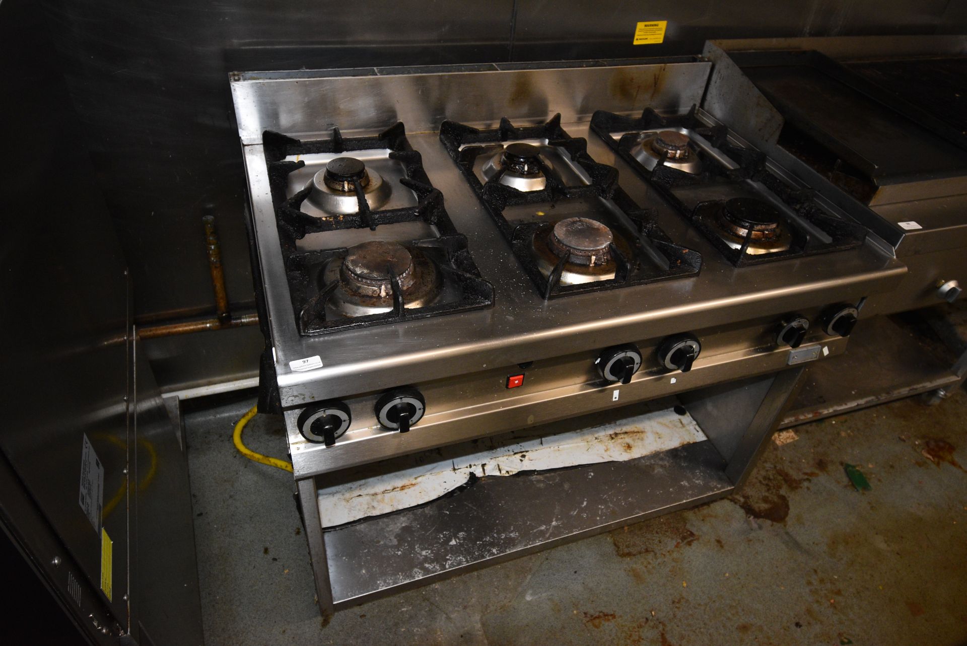 Commercial Six Burner Gas Cooker