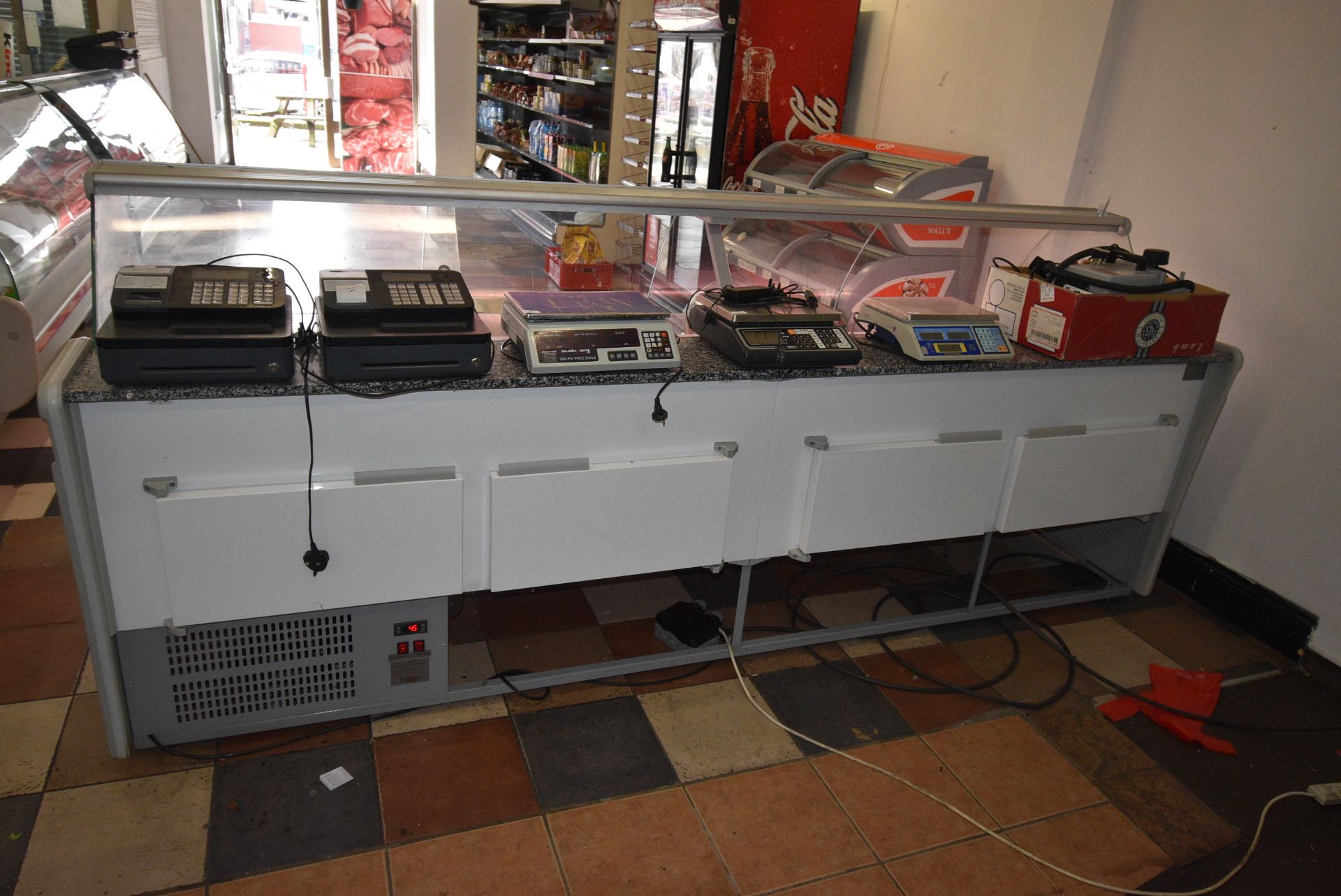 Cebea by Bochnia Server Over Refrigerated Display Counter with Four Refrigerated Storage Lockers - Bild 2 aus 2