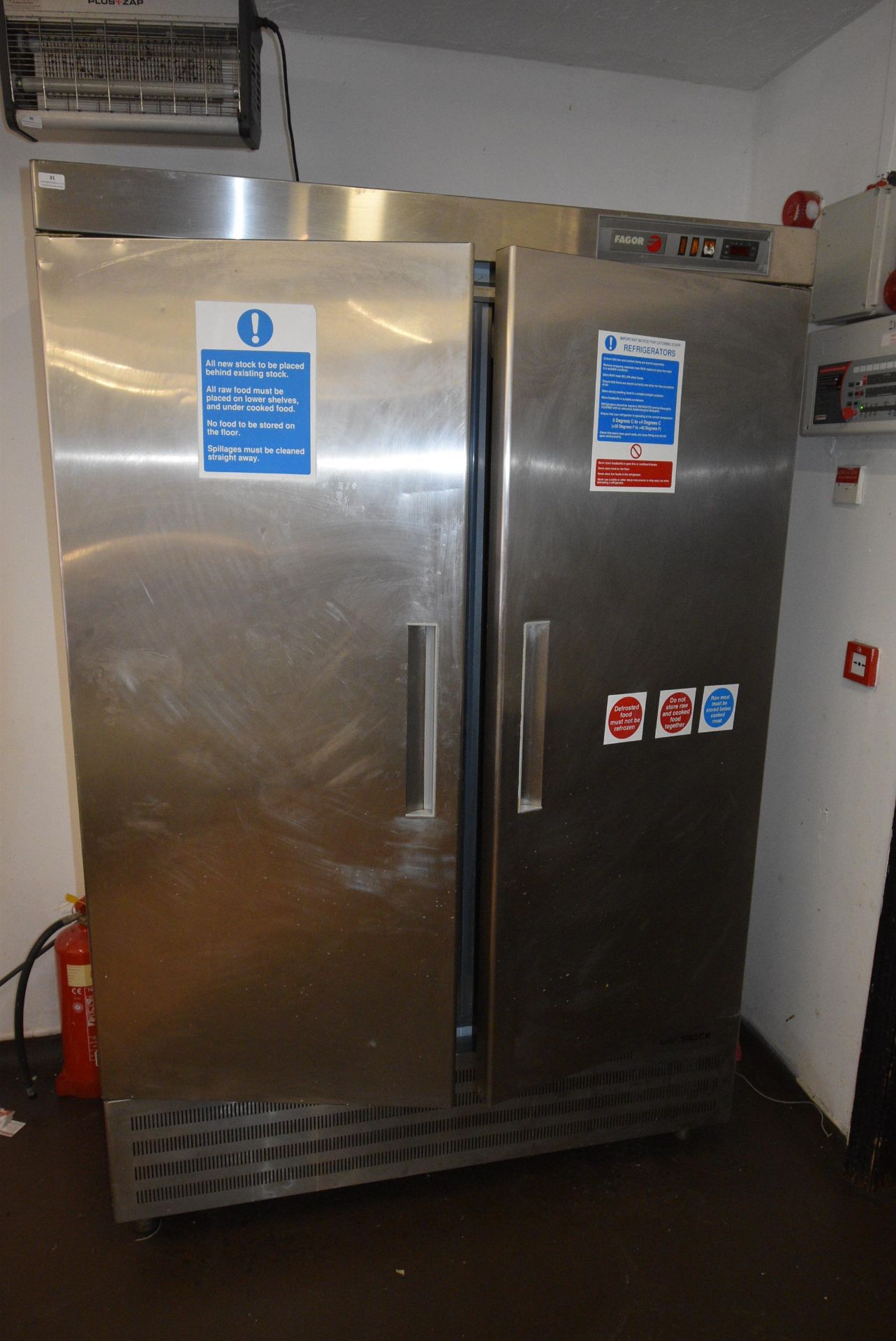 Fagor Stainless Steel Double Door Refrigerator
